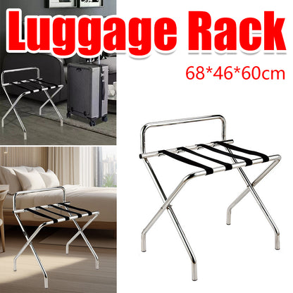 Stainless Steel Foldable Luggage Rack for Guest Rooms