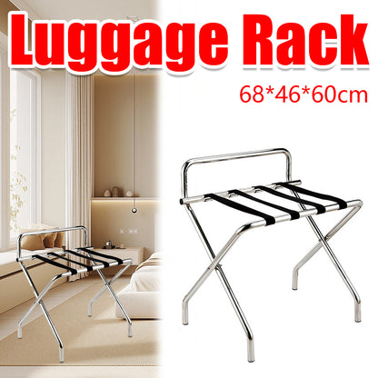 Stainless Steel Foldable Luggage Rack for Guest Rooms