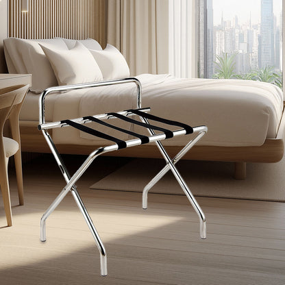 Stainless Steel Foldable Luggage Rack for Guest Rooms