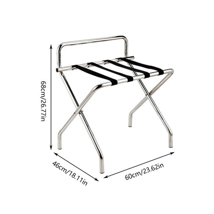 Stainless Steel Foldable Luggage Rack for Guest Rooms