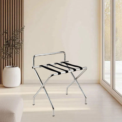 Stainless Steel Foldable Luggage Rack for Guest Rooms