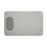 Shower Mat with Integrated Foot Scrubber — Khaki