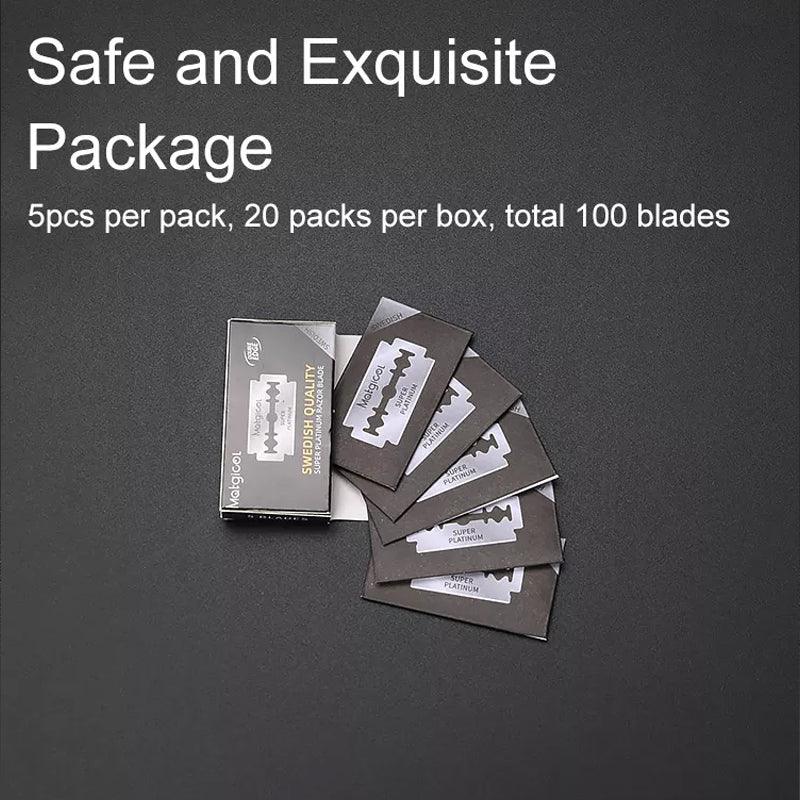 Double-Edge Razor Blades in 4 Pack Quantities – Product View 12