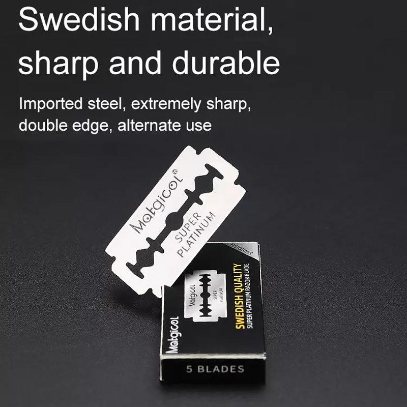 Double-Edge Razor Blades in 4 Pack Quantities – Product View 3