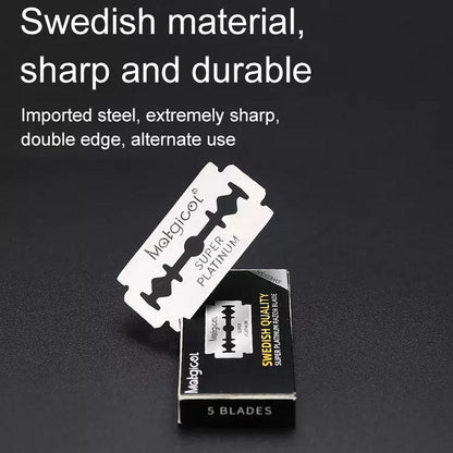 Double-Edge Razor Blades in 4 Pack Quantities – Product View 3