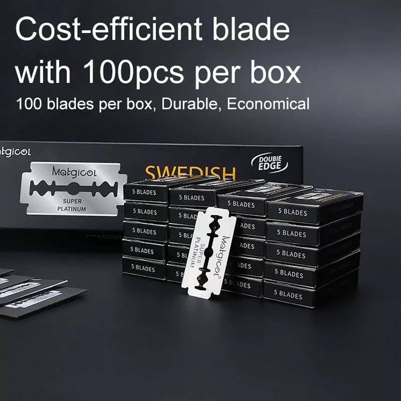 Double-Edge Razor Blades in 4 Pack Quantities – Product View 4