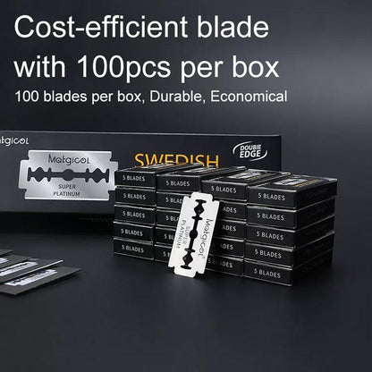 Double-Edge Razor Blades in 4 Pack Quantities – Product View 4