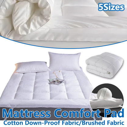 Hotel Mattress Comfort Pad 7cm Quilted Cotton Topper