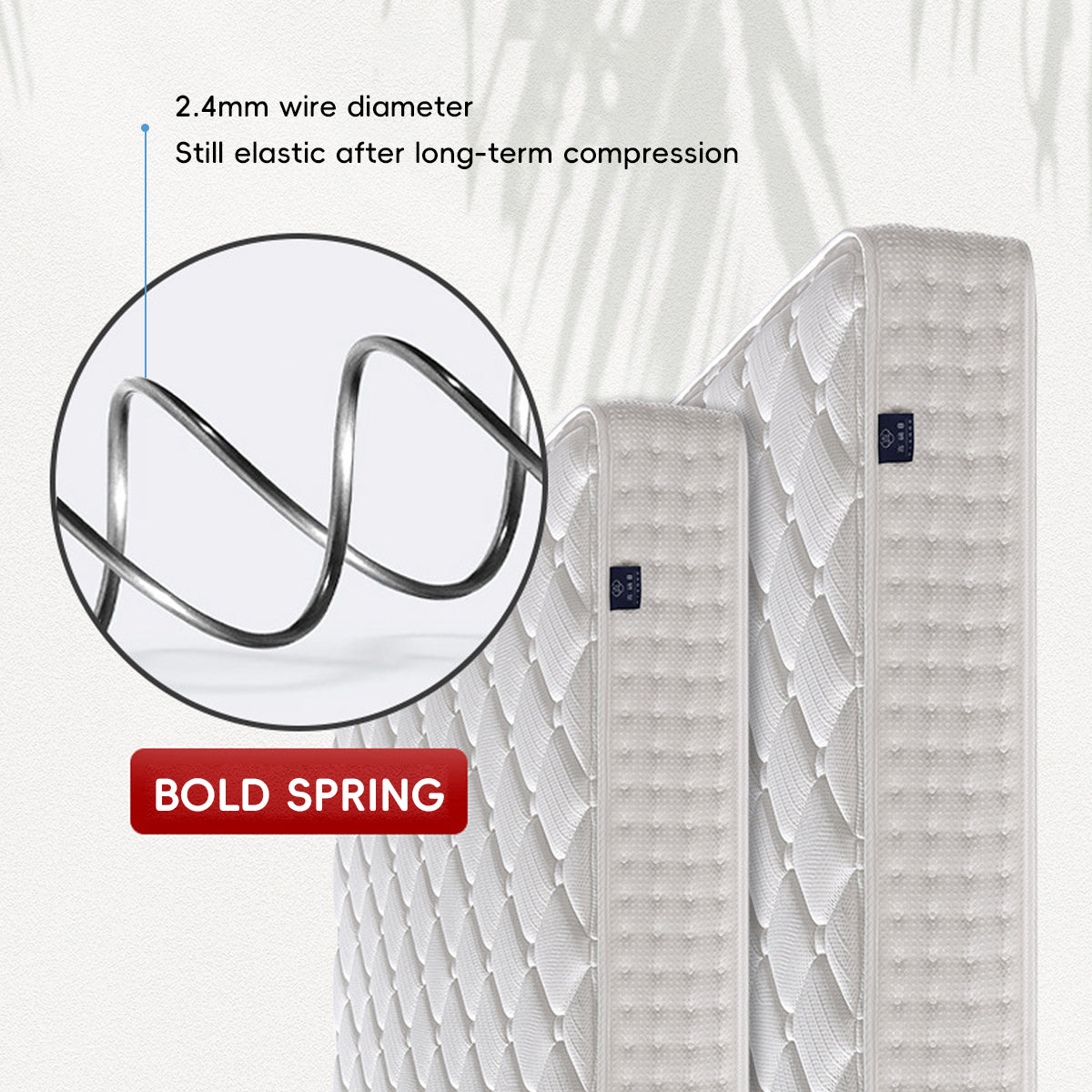 Compressed Hotel Mattress in Double or Queen Size – Product View 12