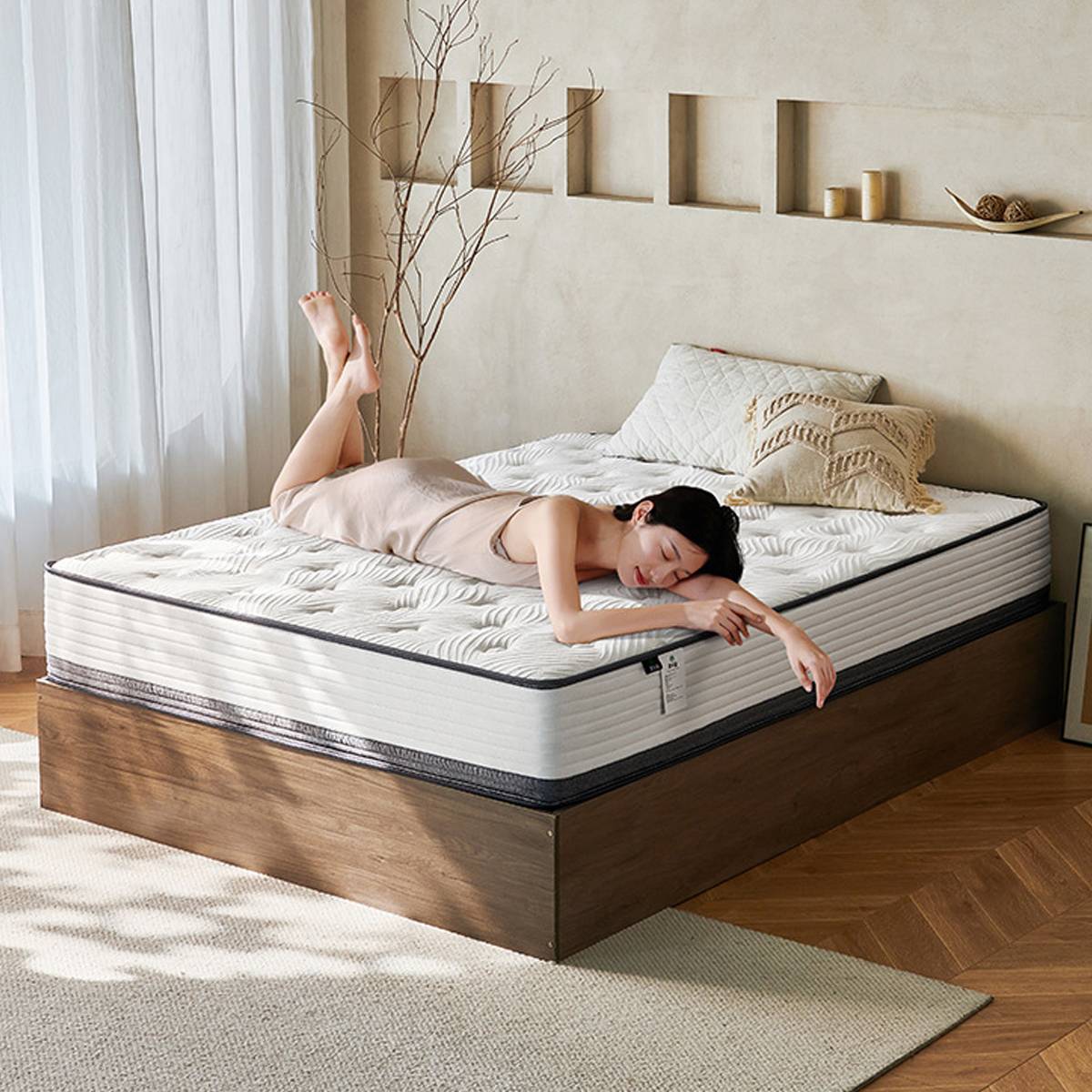 Memory Foam Mattress Topper with Pressure Relief Support