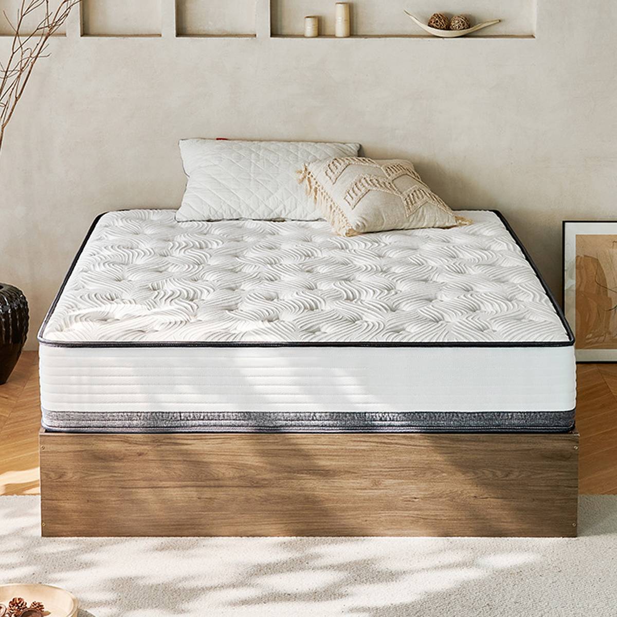 Memory Foam Mattress Topper with Pressure Relief Support