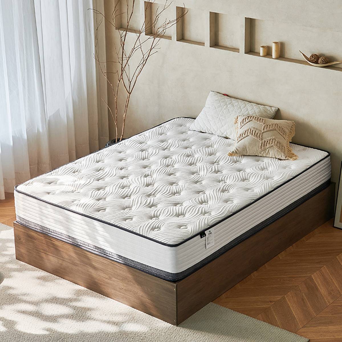 Memory Foam Mattress Topper with Pressure Relief Support