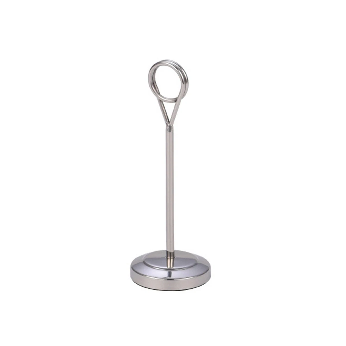 4PCS Stainless Steel Table Card Holders Wedding Restaurant Menu Stand Display
