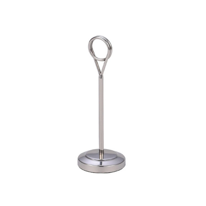 4PCS Stainless Steel Table Card Holders Wedding Restaurant Menu Stand Display
