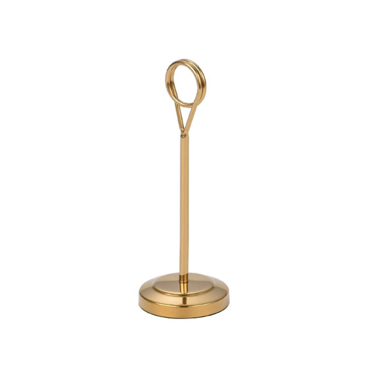 4PCS Stainless Steel Table Card Holders Wedding Restaurant Menu Stand Display