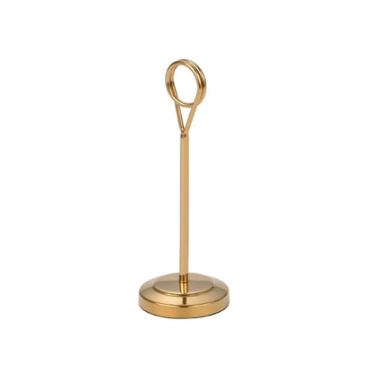 4PCS Stainless Steel Table Card Holders Wedding Restaurant Menu Stand Display