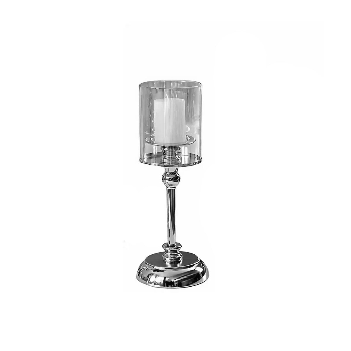 Metal Glass Candlestick Holder Decorative Table Ornaments Modern Home Decor