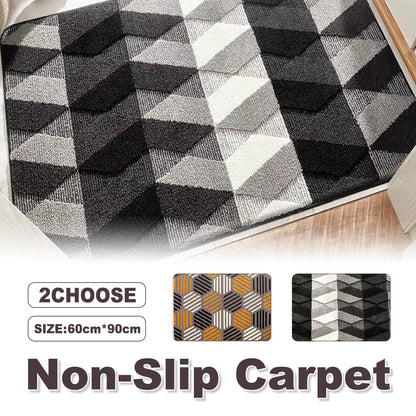 Non-Slip Entryway Carpet with Anti-Slip TPR Backing