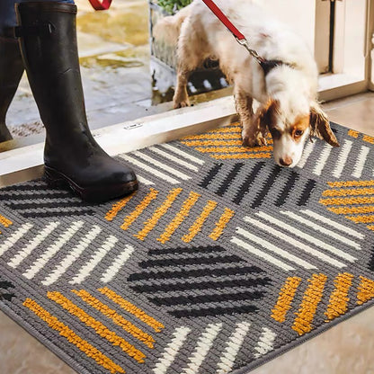 Non-Slip Entryway Carpet with Anti-Slip TPR Backing