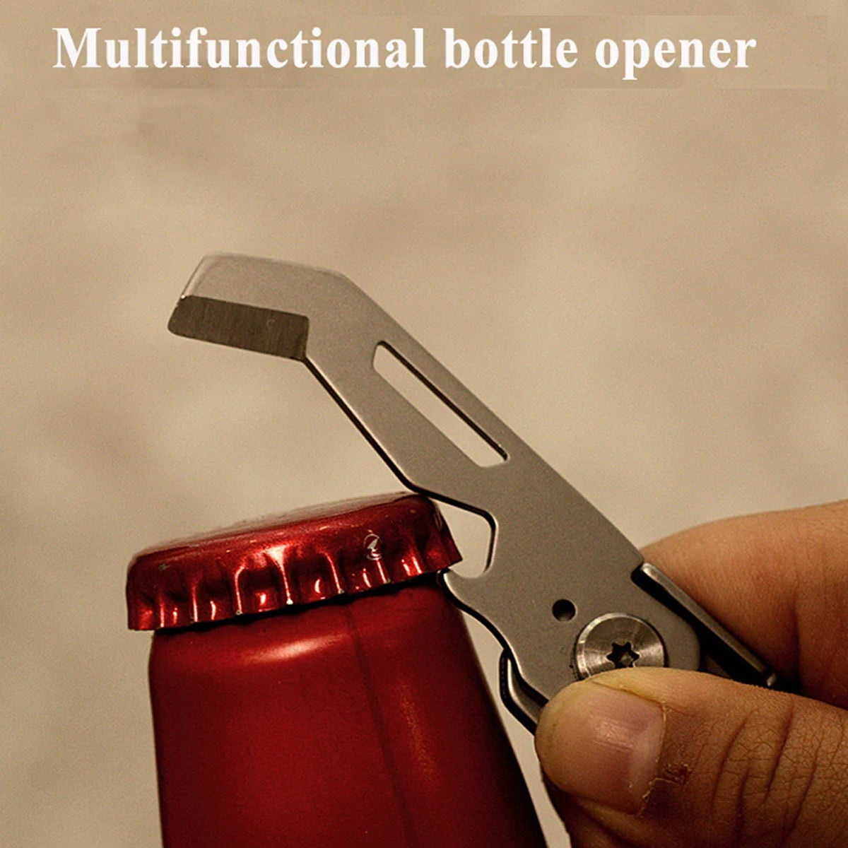 Multifunctional Folding Knife Case Opener Portable Bottle Opener EDC Tool Kit