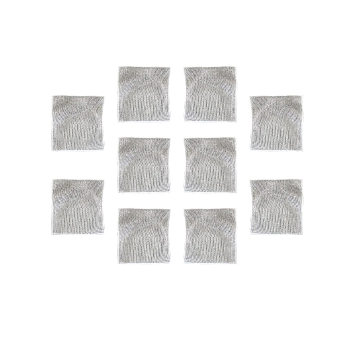 Double Layer Metal Fiber Kitchen Dishcloth Set of 10