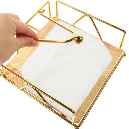 Steel Napkin Holder Serviette Rack Organiser Kitchen Serving Bar 3 Colours New
