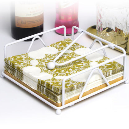 Steel Napkin Holder Serviette Rack Organiser Kitchen Serving Bar 3 Colours New
