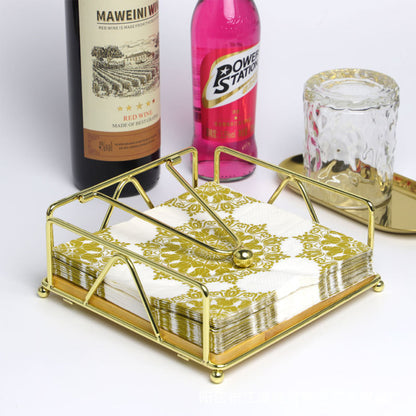 Steel Napkin Holder Serviette Rack Organiser Kitchen Serving Bar 3 Colours New