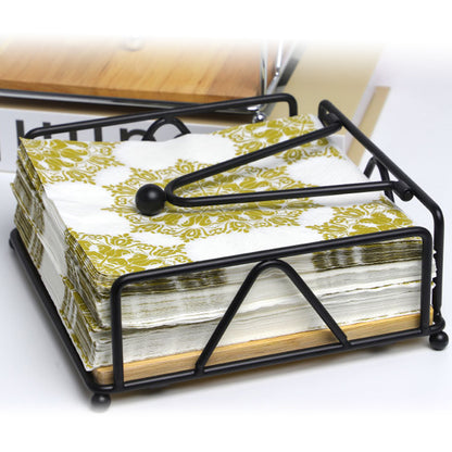 Steel Napkin Holder Serviette Rack Organiser Kitchen Serving Bar 3 Colours New