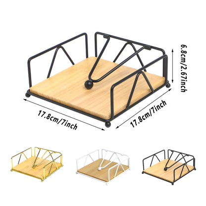 Steel Napkin Holder Serviette Rack Organiser Kitchen Serving Bar 3 Colours New