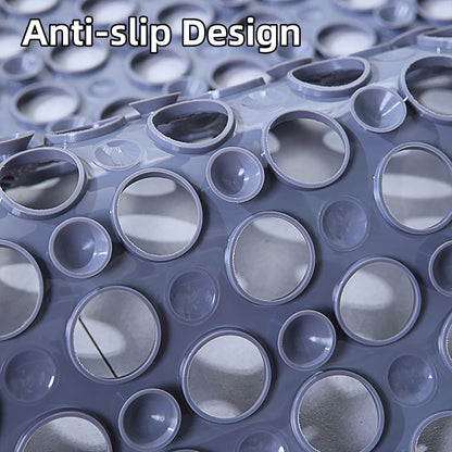 PVC Shower Mat Non Slip with Suction Cups for Safe Bathing
