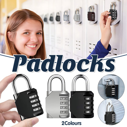 Combination-Lock 4 Digit Outdoor Waterproof Padlock,Gate,Locker,Hasp Number Lock
