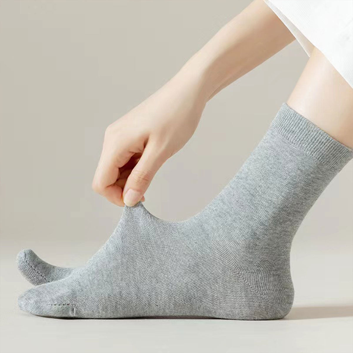 6 Pairs Split Toe Tabi Socks Cotton Blend Unisex Comfort