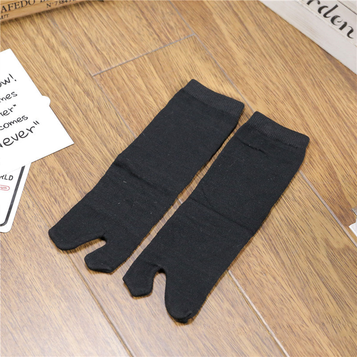 6 Pairs Split Toe Tabi Socks Cotton Blend Unisex Comfort
