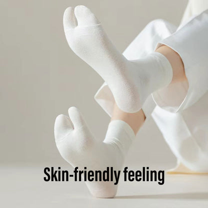 6 Pairs Split Toe Tabi Socks Cotton Blend Unisex Comfort