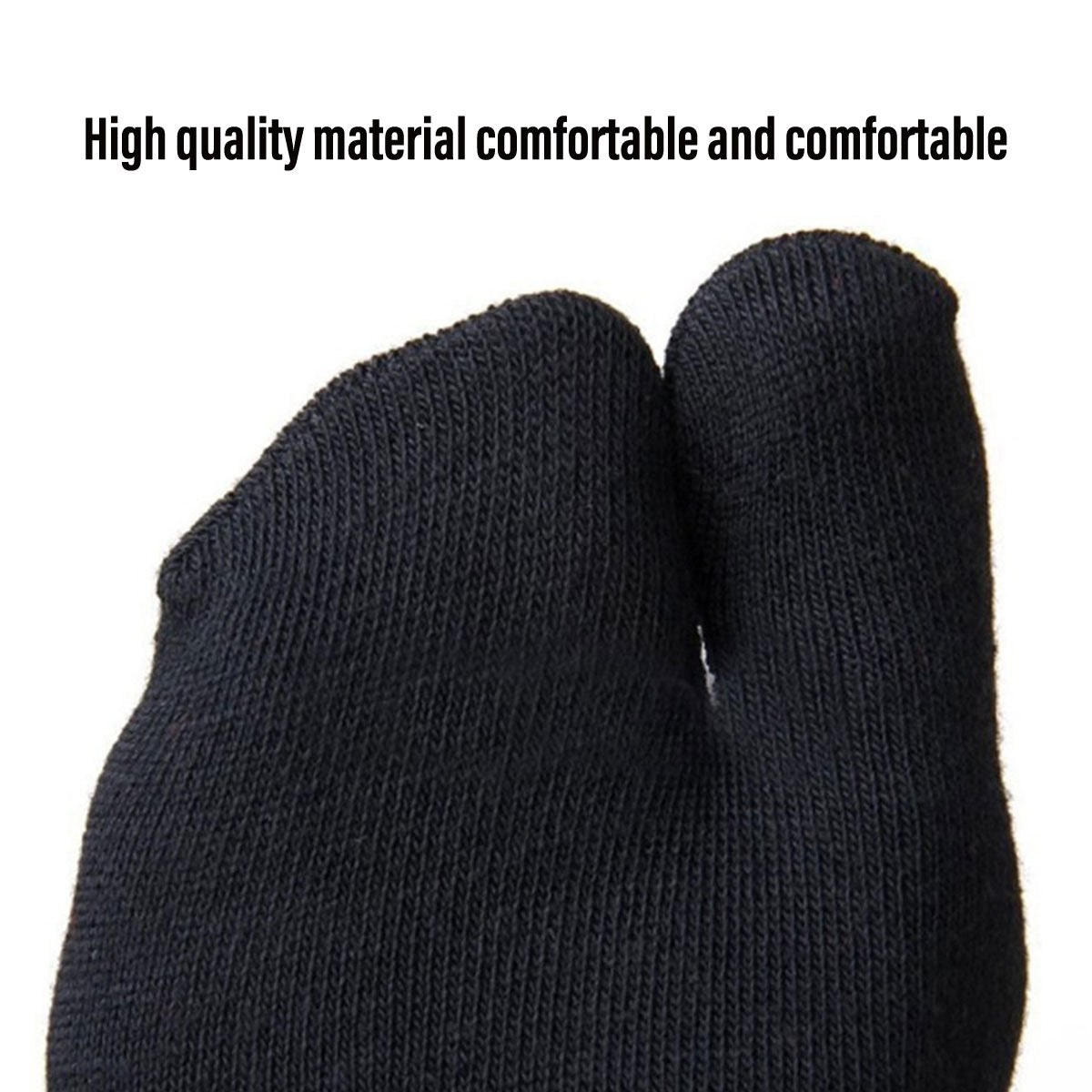 6 Pairs Split Toe Tabi Socks Cotton Blend Unisex Comfort