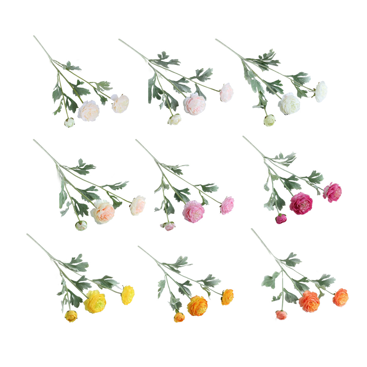 5pcs Artificial Peony Silk Flowers Bouquet Home Decor Faux Floral Arrangements