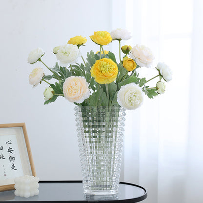 5pcs Artificial Peony Silk Flowers Bouquet Home Decor Faux Floral Arrangements