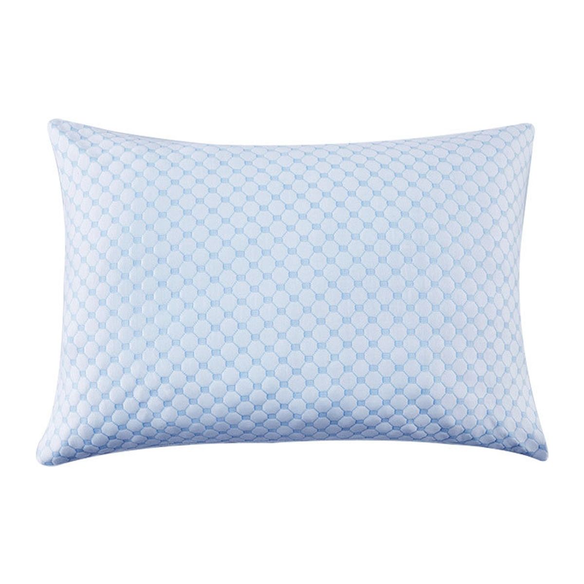 Shredded Memory Foam Pillow 51 × 92 cm in Blue