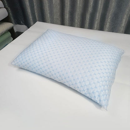 Shredded Memory Foam Pillow 51 × 92 cm in Blue – Size Guide