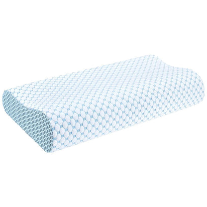 Cooling Memory Foam Pillow 60 × 40 cm in Blue
