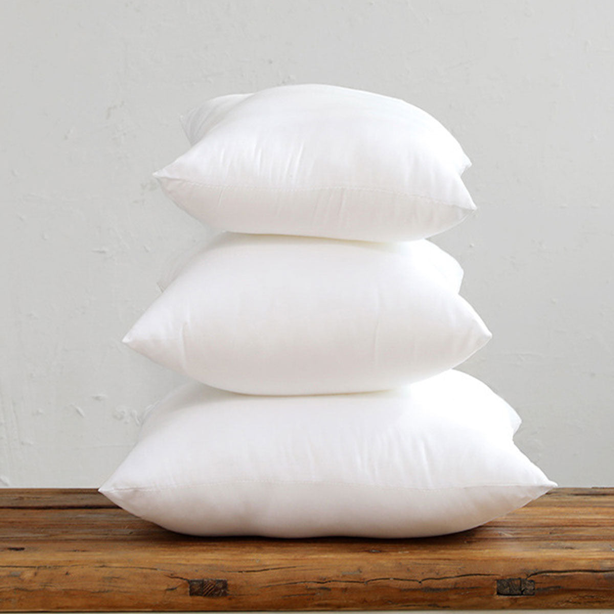 2pcs Premium Square Pillow Inserts Soft Cushion Fillers Hotel Quality