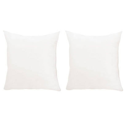 2pcs Premium Square Pillow Inserts Soft Cushion Fillers Hotel Quality