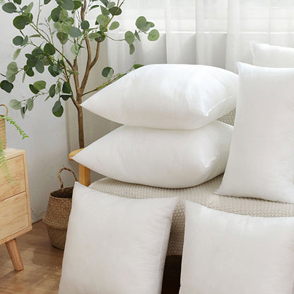 2pcs Premium Square Pillow Inserts Soft Cushion Fillers Hotel Quality