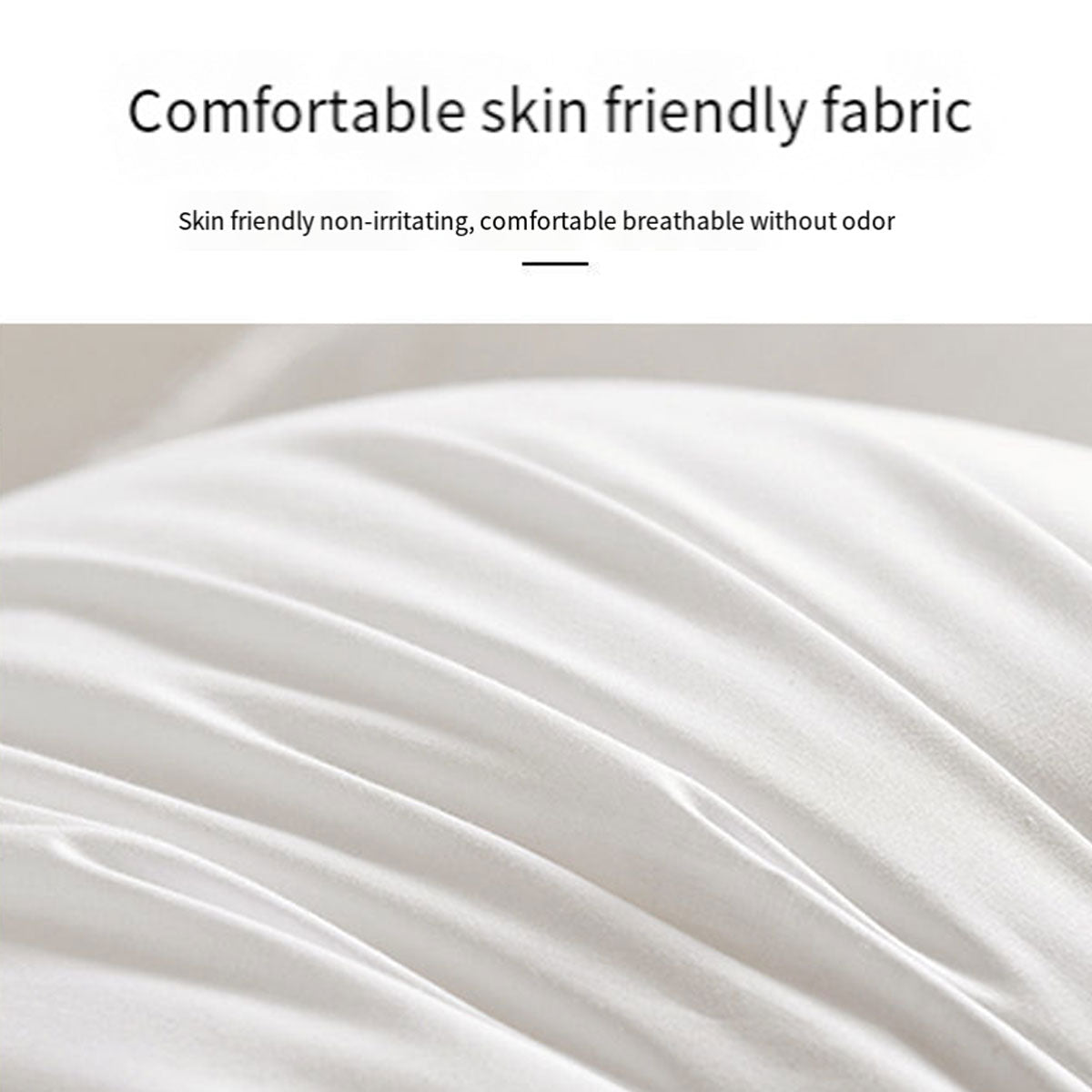 2pcs Premium Square Pillow Inserts Soft Cushion Fillers Hotel Quality