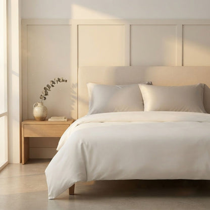 2 Pcs Grey Tencel Pillowcases with Soft Finish – Product View 9
