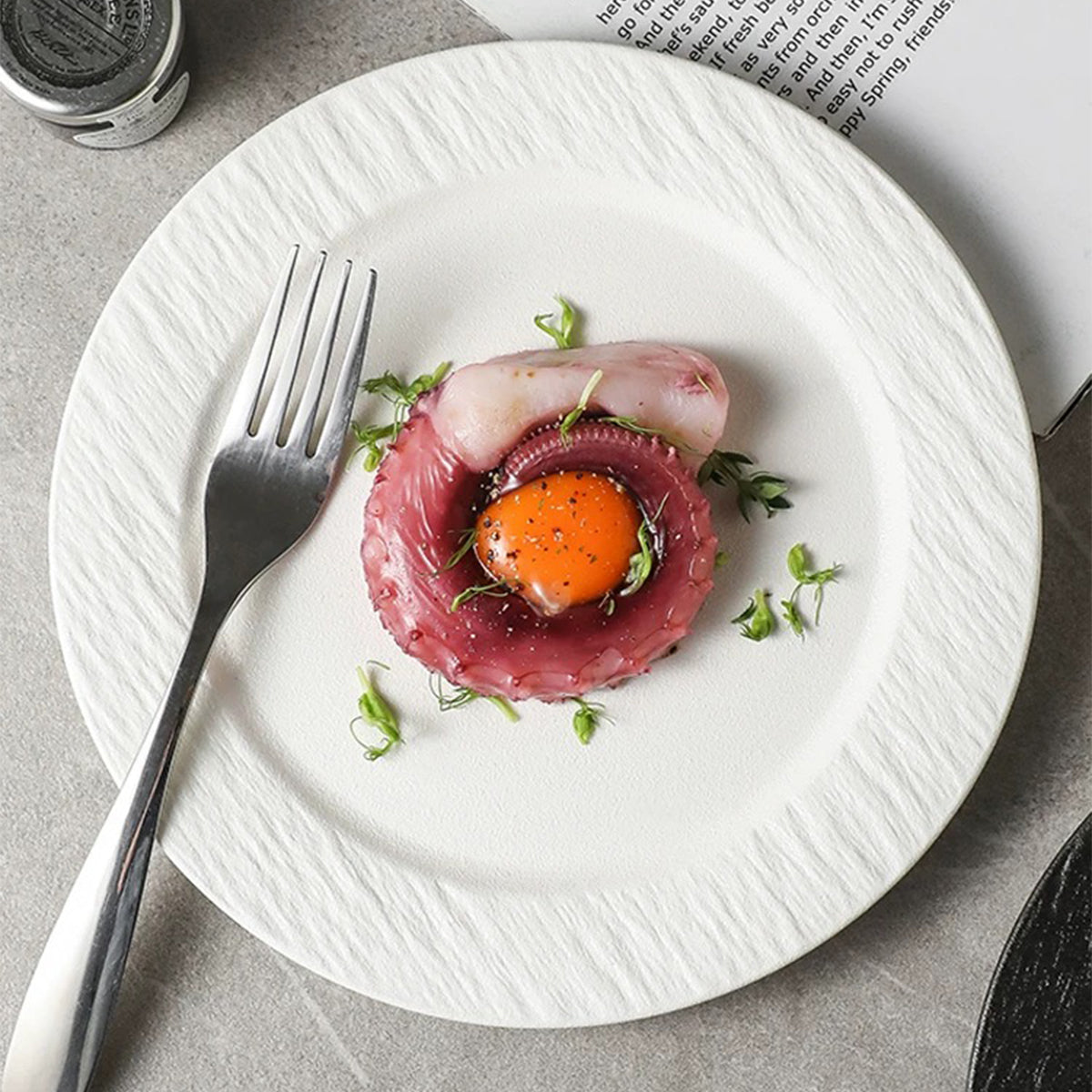Ceramic Steak Vegetable Dessert Salad Plate Home Dinner Plate Kitchen Dining