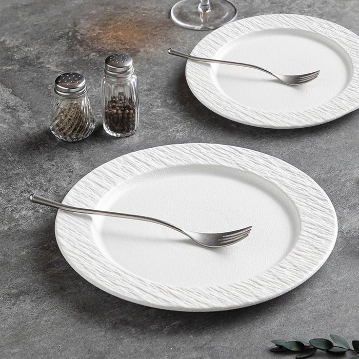 Ceramic Dinner Plate for Steak and Desserts