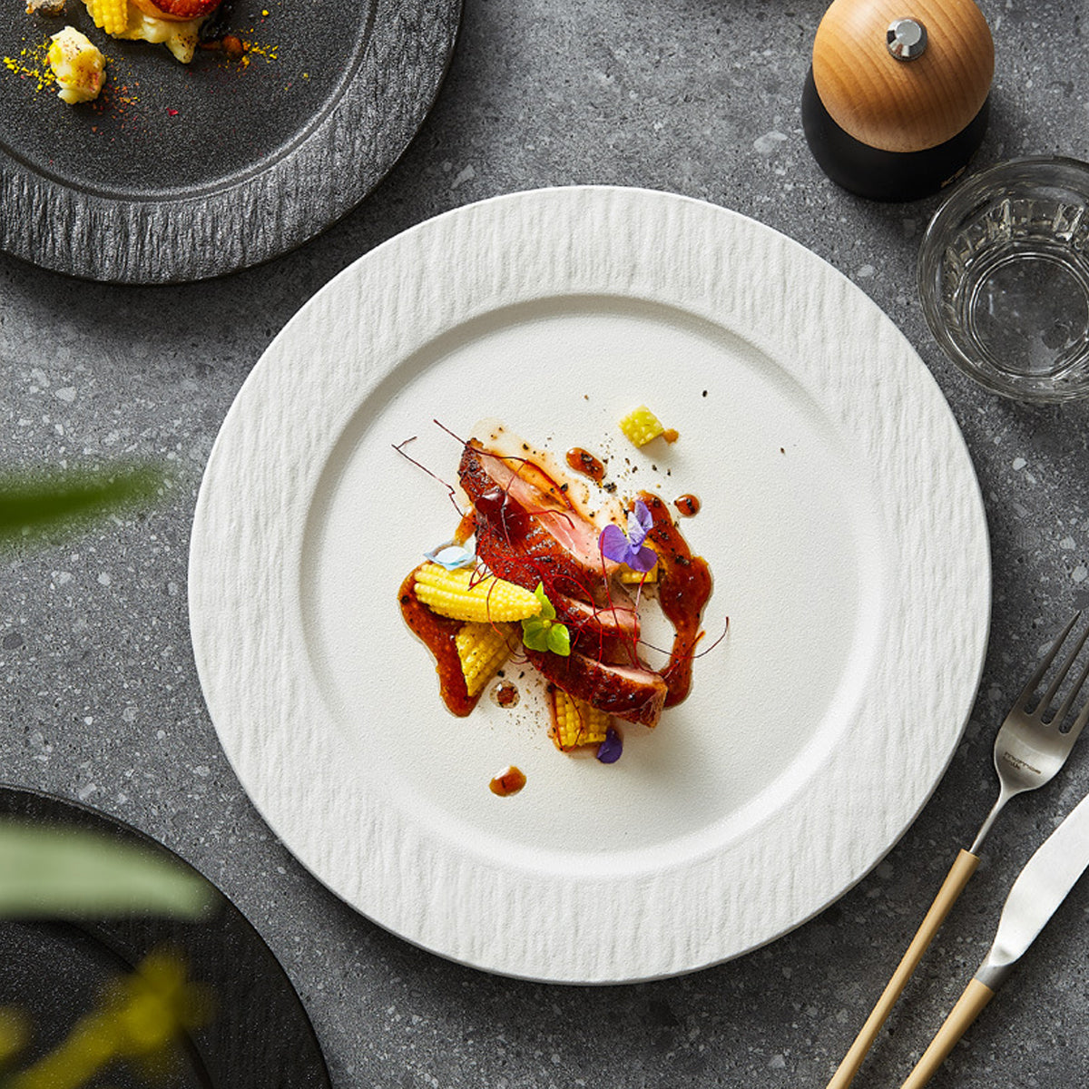 Ceramic Steak Vegetable Dessert Salad Plate Home Dinner Plate Kitchen Dining