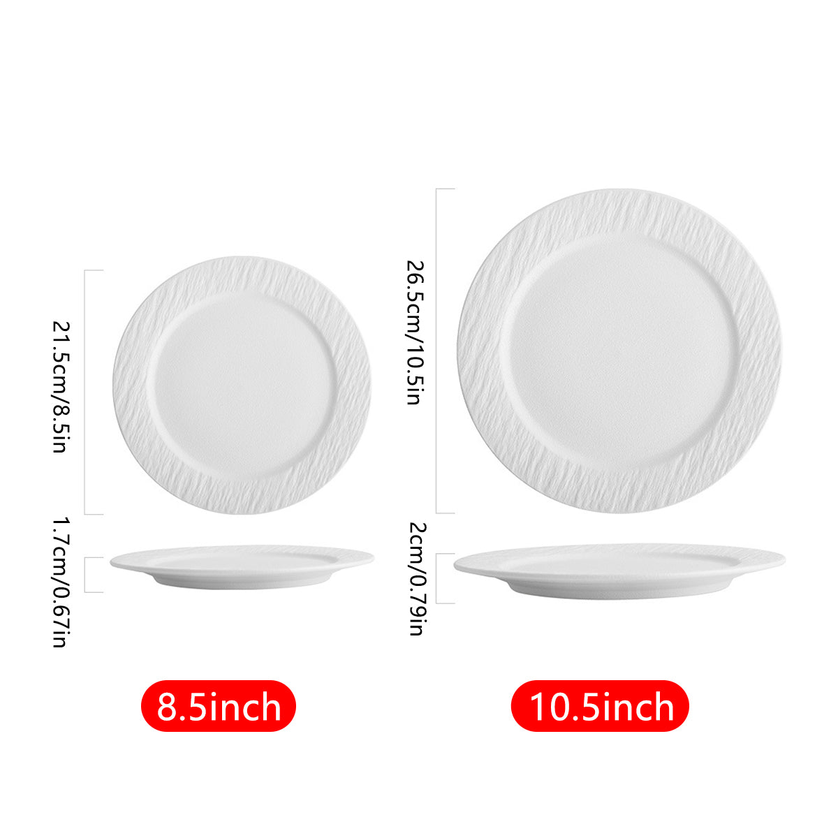 Ceramic Steak Vegetable Dessert Salad Plate Home Dinner Plate Kitchen Dining